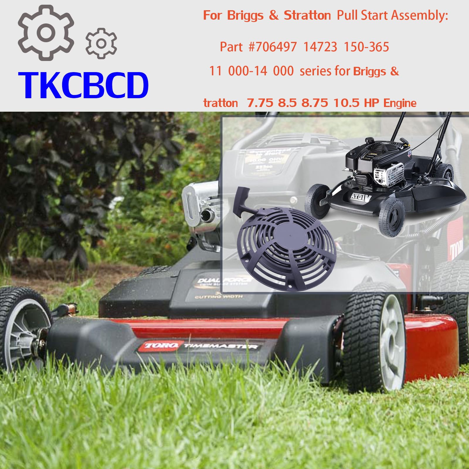 Amazon.com: TKCBCD Pull Start Assembly Compatible with BS