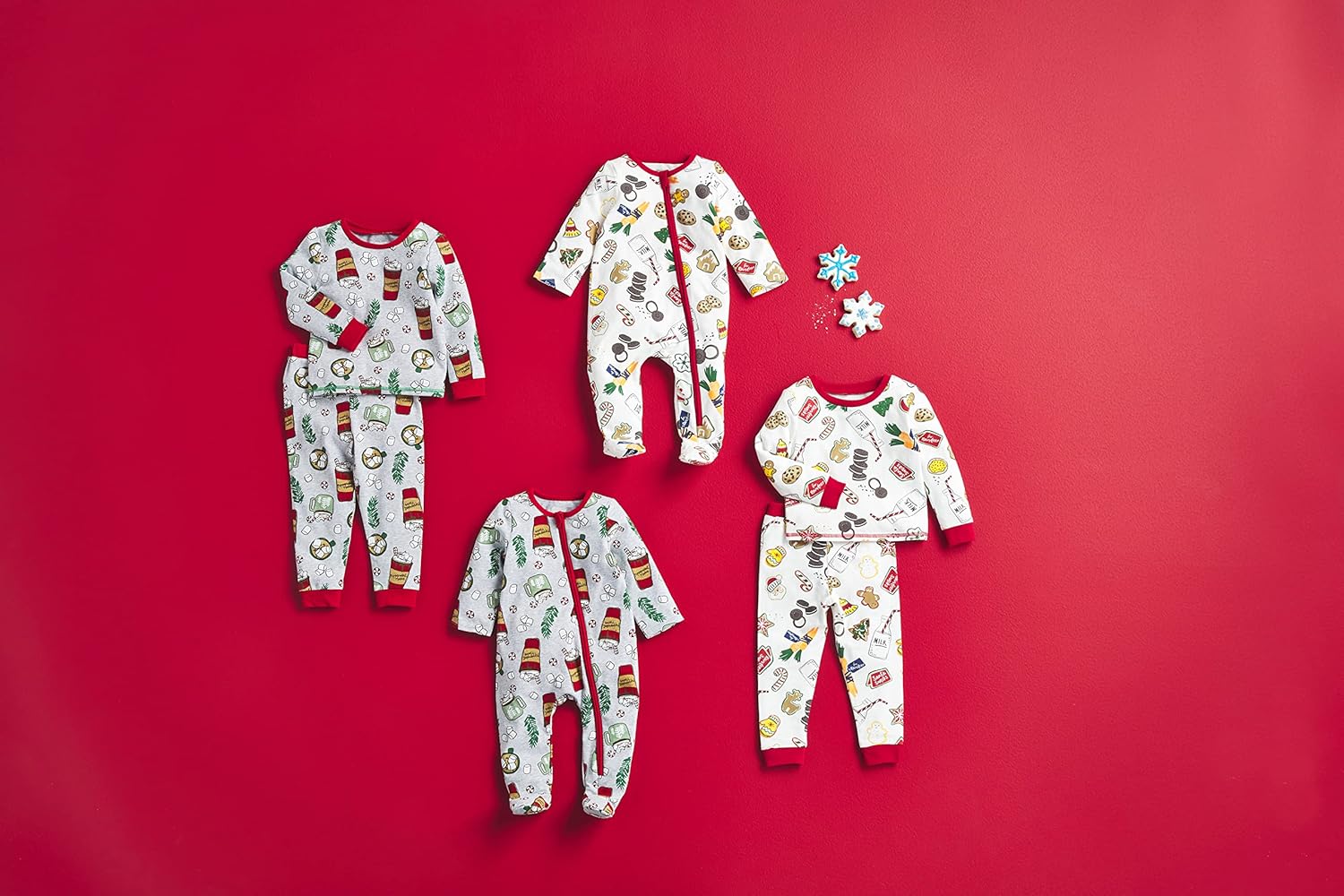 Mud Pie Baby Boys' Christmas Cookie Pajama Set: Clothing, Shoes & Jewelry