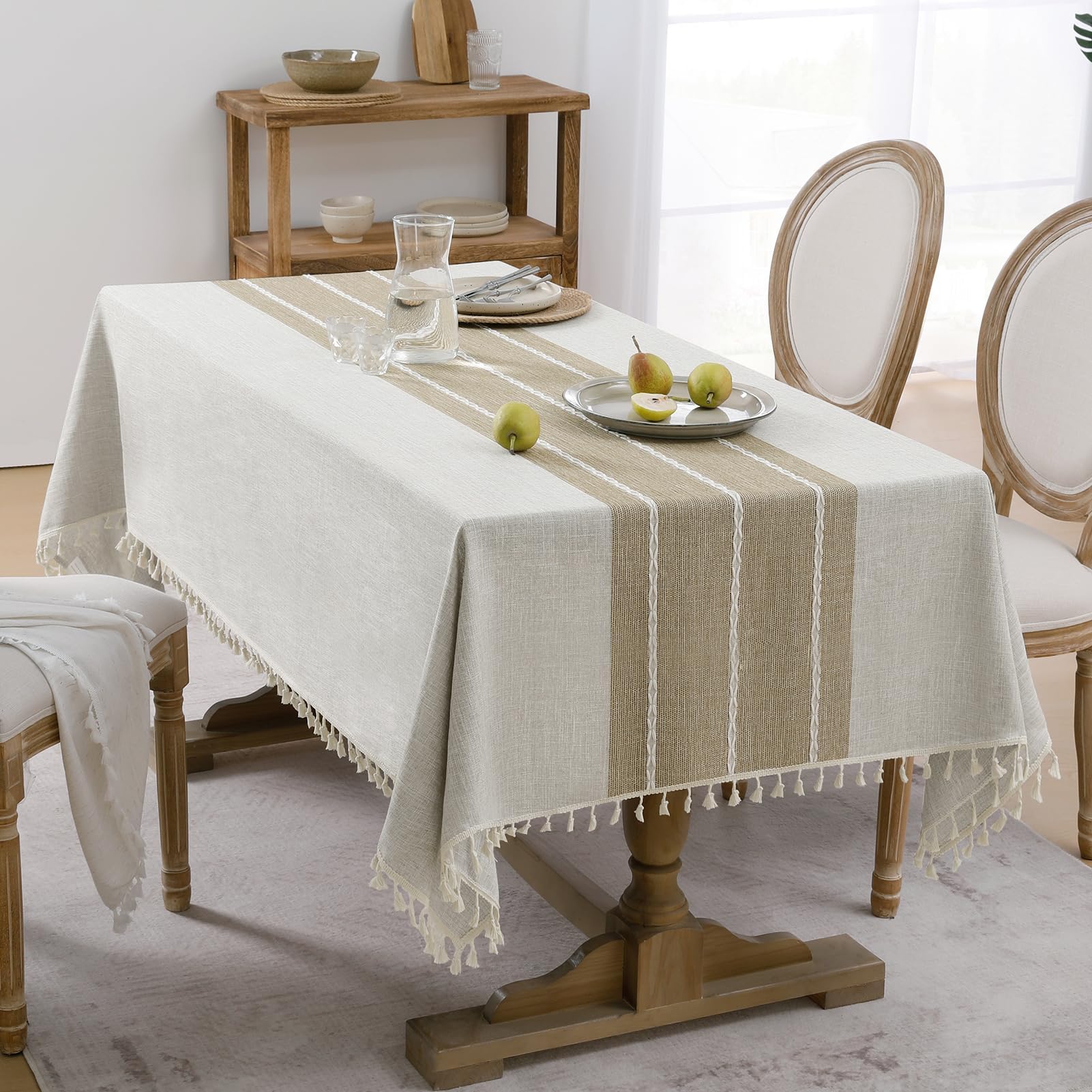 Softalker Linen Tablecloth - 55x70 Inch -2