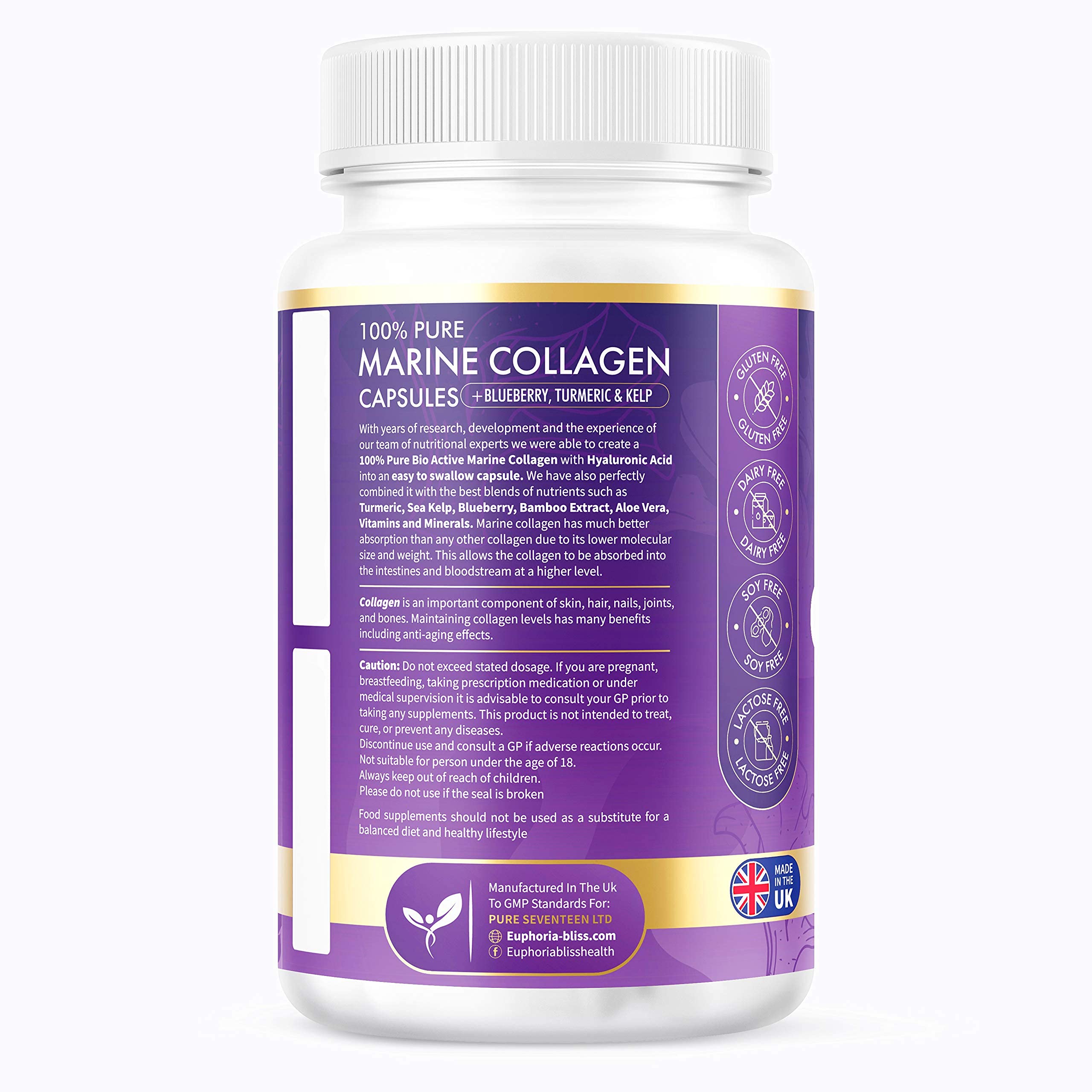 High Strength Marine Collagen Tablets Skin, Hair, Nails & Joints