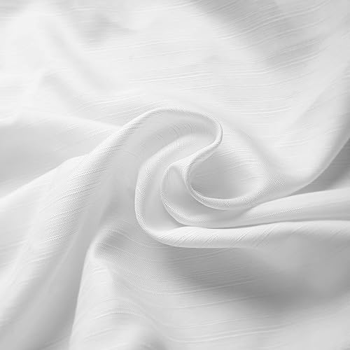 Miniatura 6 de Awellife Cortina de ducha de plantas verdes para baño, moderna cortina de ducha floral botánica, tela con textura de lino, juego de cortinas de