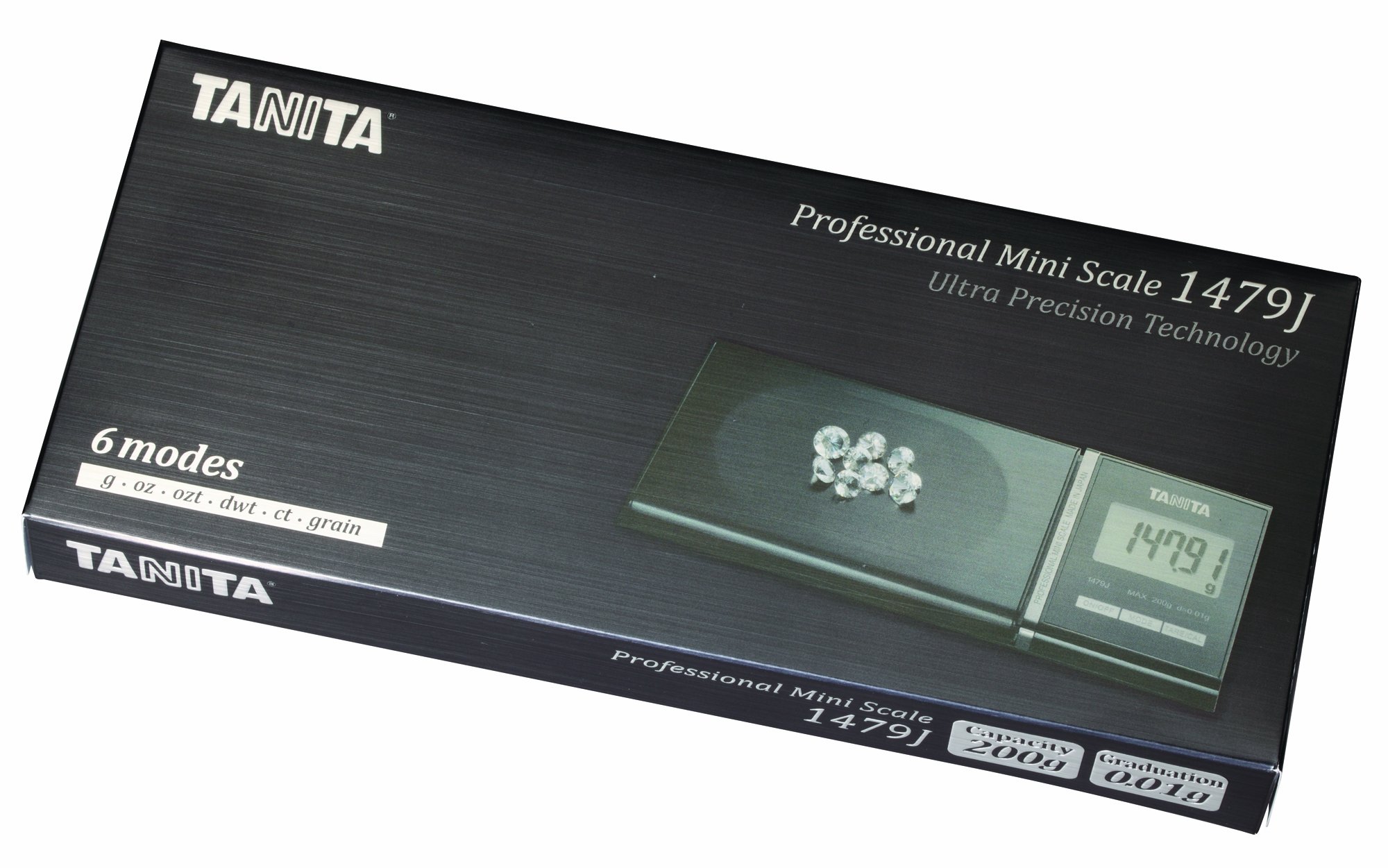 Tanita Professional Mini Scale 1479J with 200g Capacity 0.01g Graduation 6 Modes by Tanita