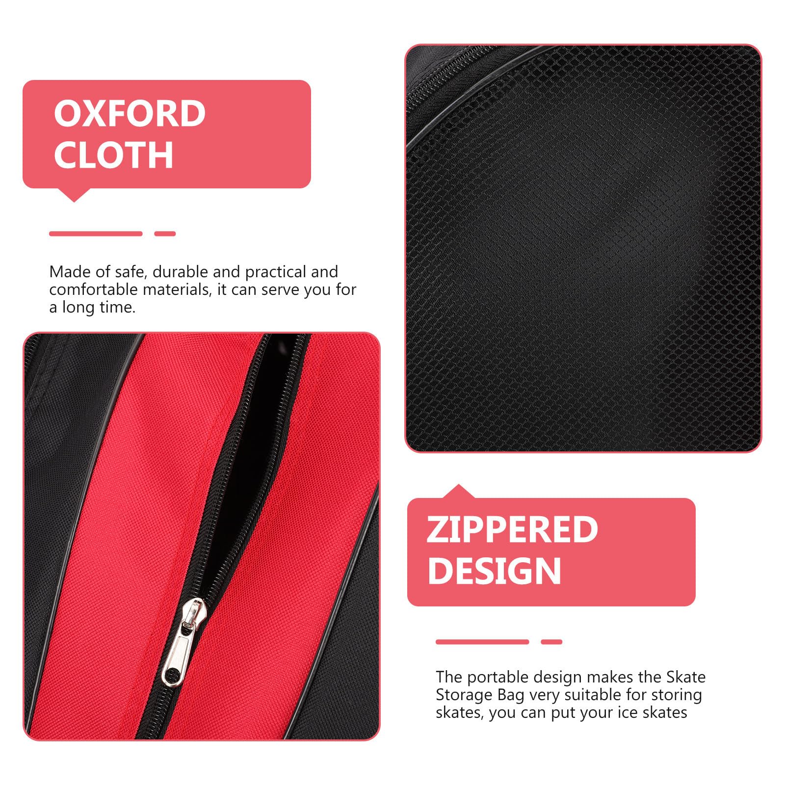 GLEAVI Bolsa para Patines Cuerda para Llevar, de Tela Oxford Resistente, 2 Piezas Reutilizables para Guardar y Transportar Zapatos de Skate