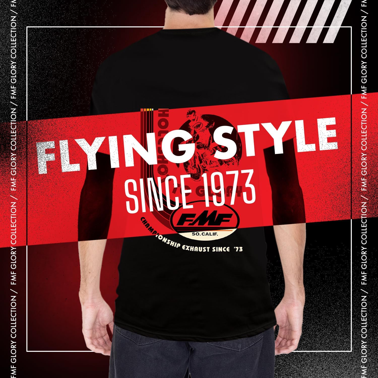 FMF Glory Tee - Crew Neck Short Sleeve, Cotton, Mens T Shirt, Motocross