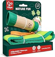 Vista 2 de Hape Telescopio ajustable Equipo espía de bambú para niños con aumento de 8X