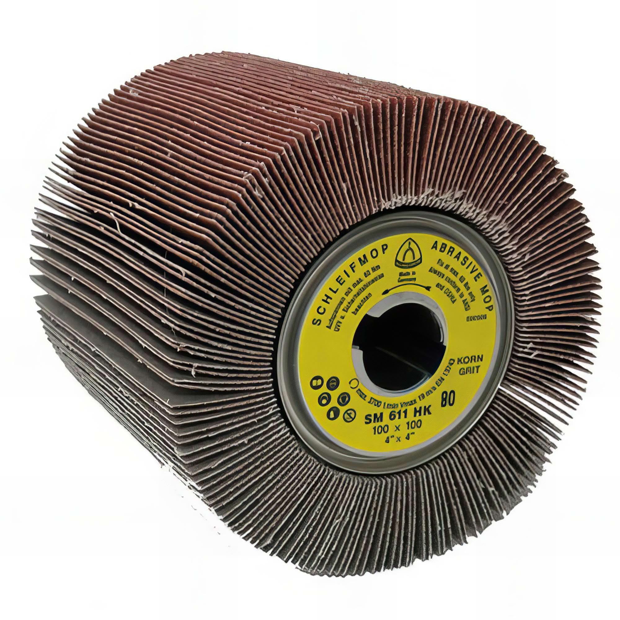 Klingspor 104999 Rodillos de Acabado, SM 611 S, 100 mm x 100 mm x 19 mm, 240 Grano
