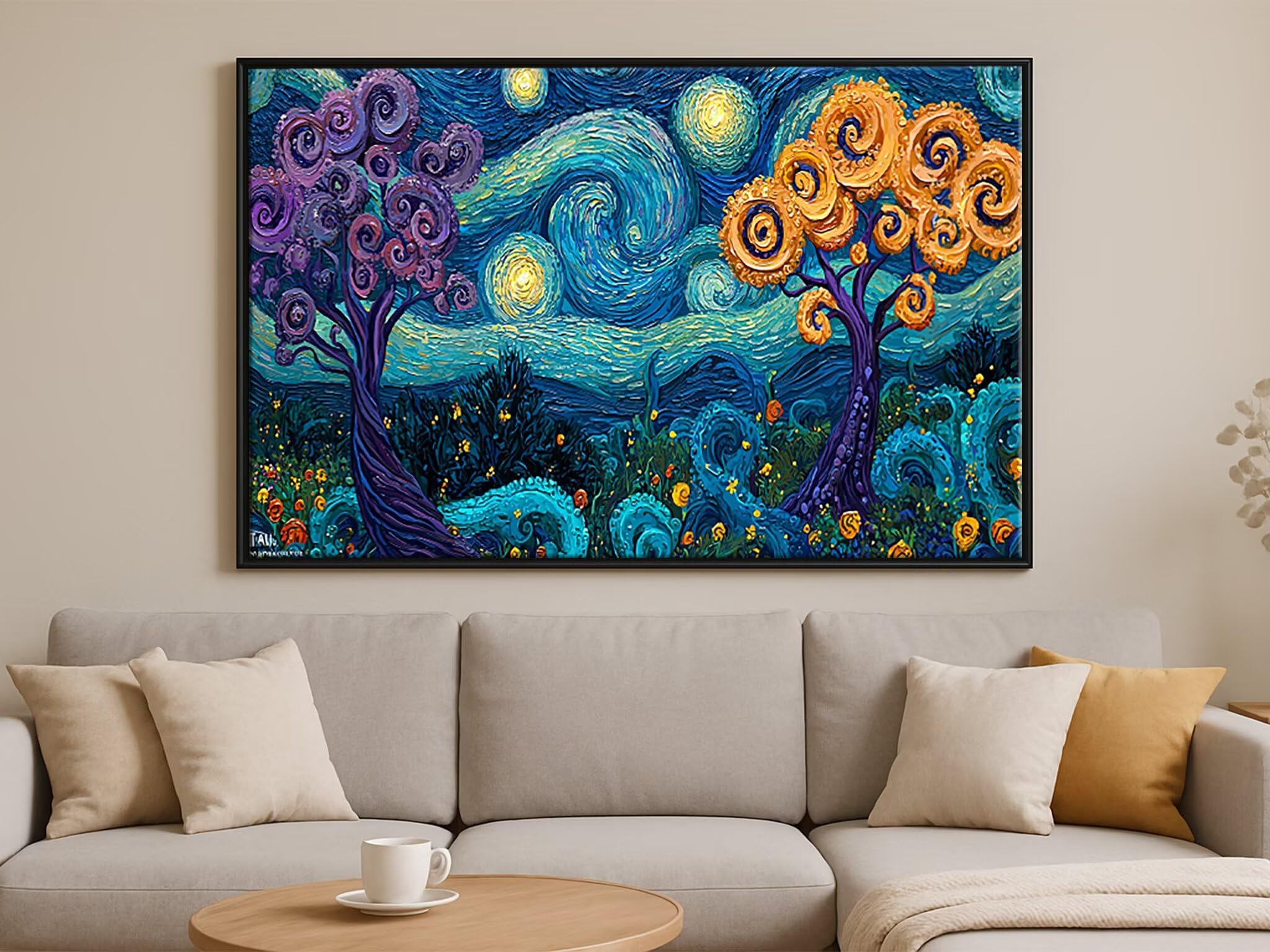 Kompletny zestaw do malowania diamentowego, abstrakcyjne gwiaździste niebo malarstwo diamentowe, malowanie diamentowe DIY dla dorosłych, 70 x 140 cm 5D diamentowe malowanie, mozaika diamentowa zestaw