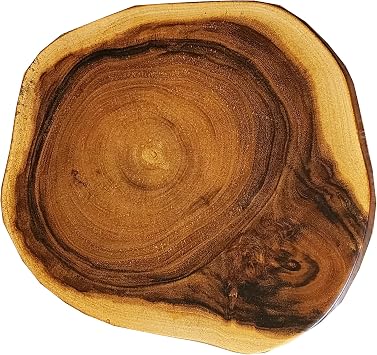 Natural Monkey Pod Round Slap