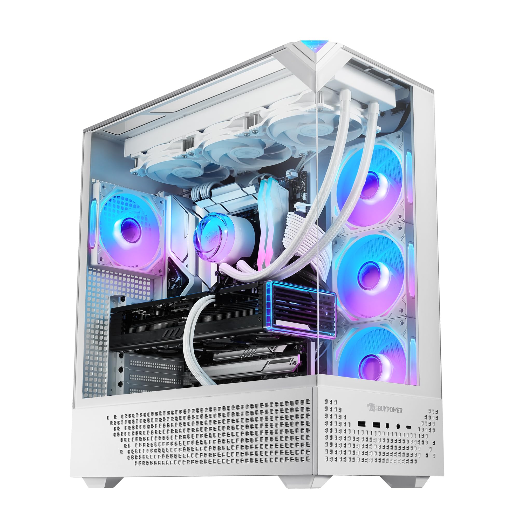 返品OK！第8代i7✨フルHD■16GB■NVIDIA■Office2021 Amazon.com: iBUYPOWER Element Pro White Gaming PC Desktop