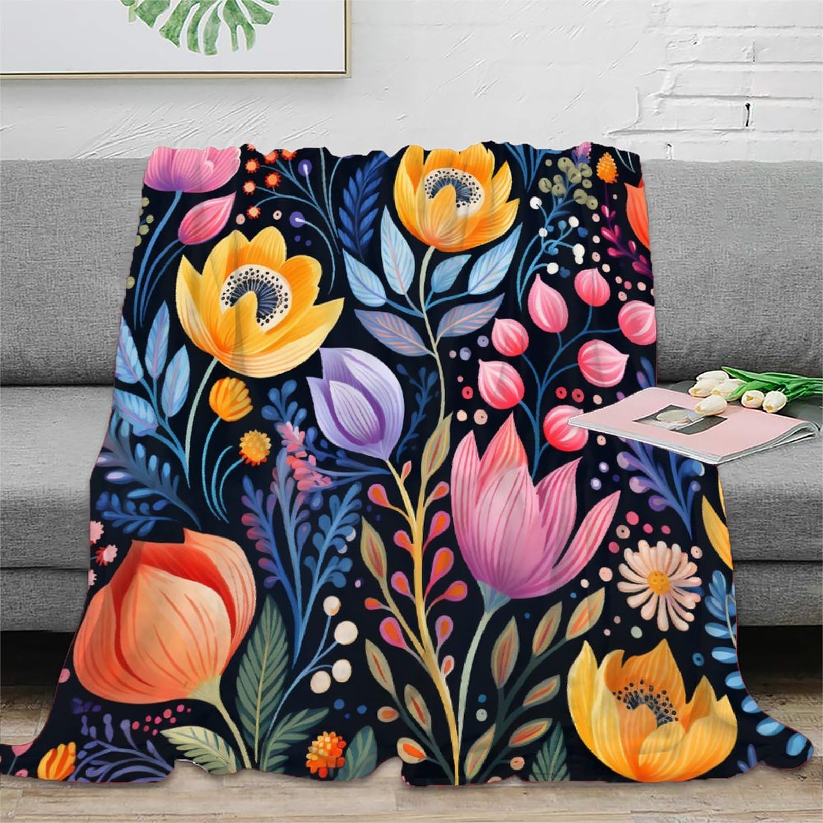 Coperta in morbido pile di flanella, ideale come regalo di compleanno per amici, familiari, regalo di Natale per amici e partner, coperta natalizia per divano e letto, 150 x 200 cm