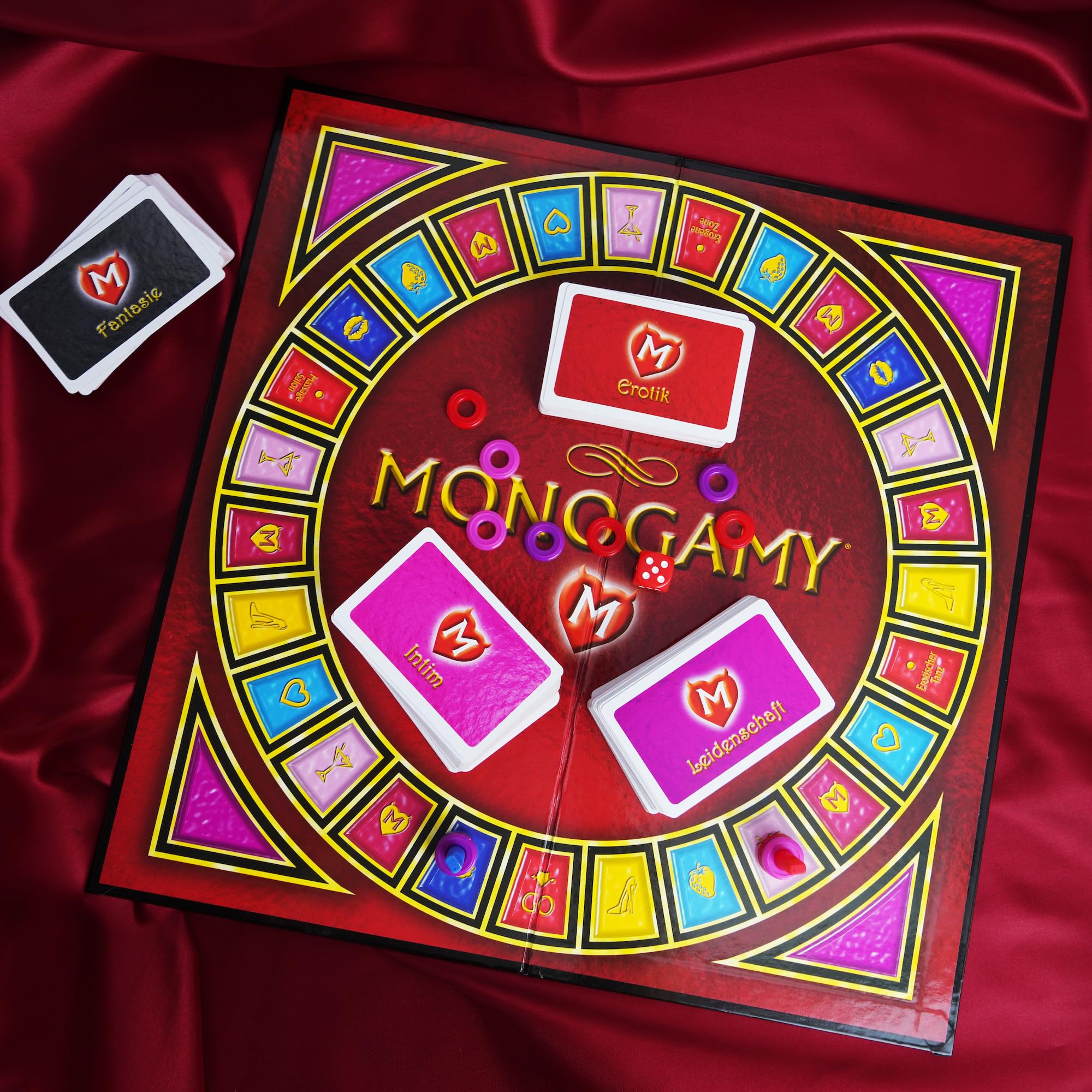 Monogamy - Gesellschaftsspiel für Paare | Kommunikations- & Beziehungsspiel | Für Erwachsene | Geschenkidee für Paare & Dates