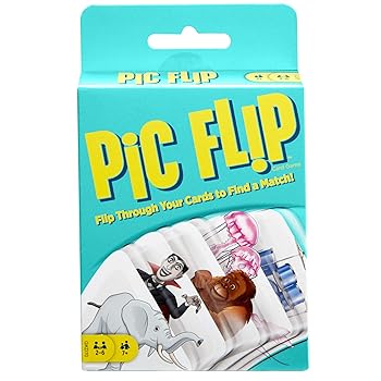 Mattel Games Pic Flip Playing Card Game