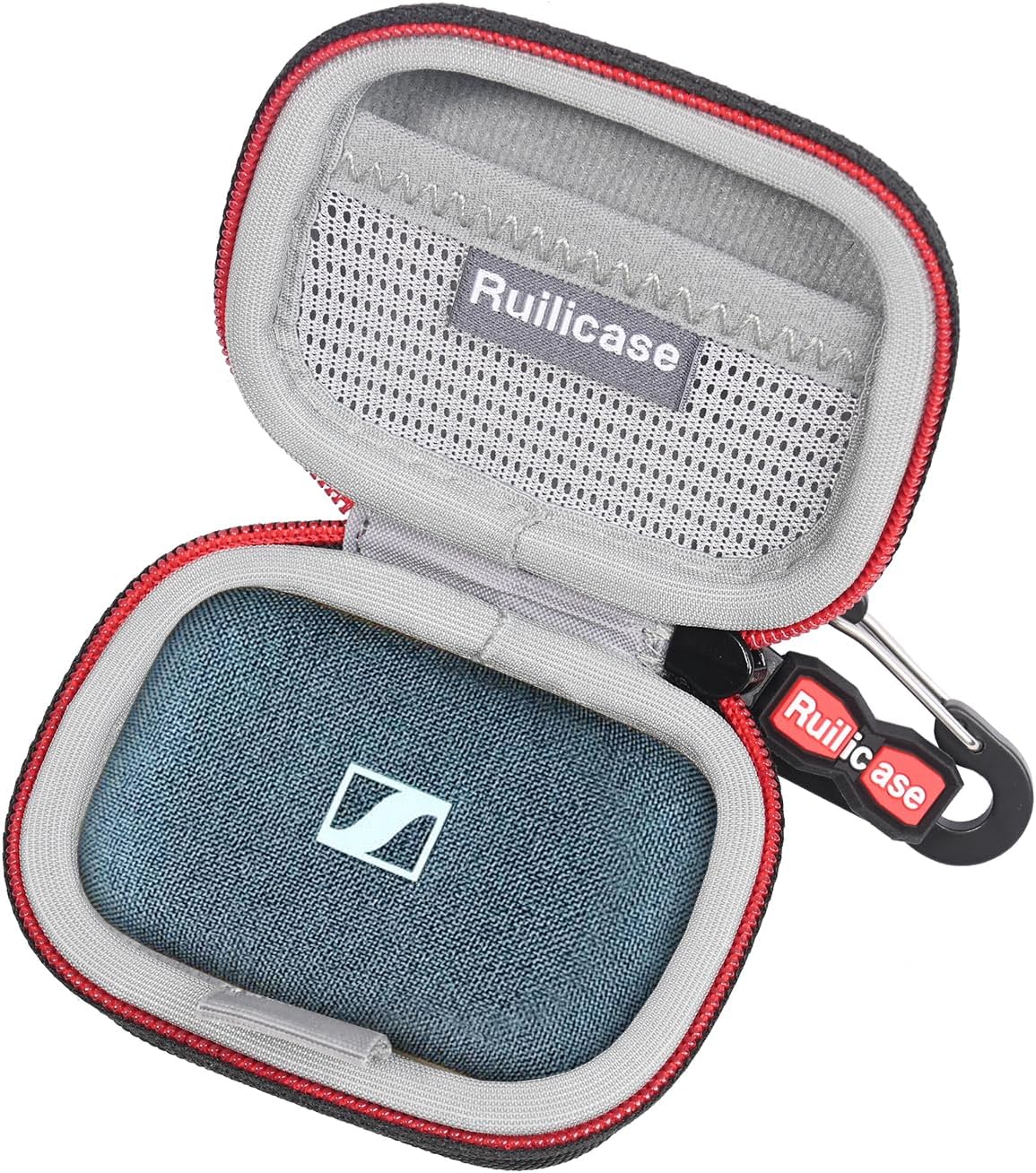 Storage Case for Sennheiser Momentum True Wireless 4/3 Wireless Earphones (Case Only) (Black), Shockproof, Dustproof, Waterproof Storage Pouch for Daily Use