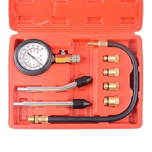 Miniatura 3 de Kit profesional del probador de la compresión del motor de gasolina fijado para los automóviles y las motocicletas