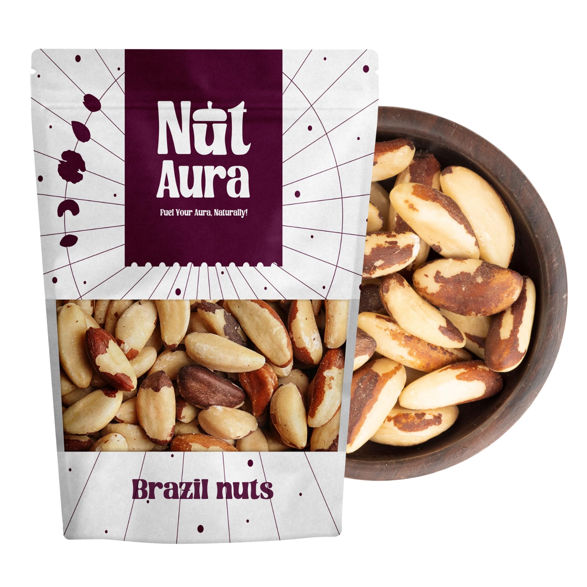 Nut Aura 800 gms Brazil Nuts | Boosts immunity & thyroid health | Premium exotic crunchy nuts | Rich in selenium & healthy fats | Ideal for snacking, baking, nutrition