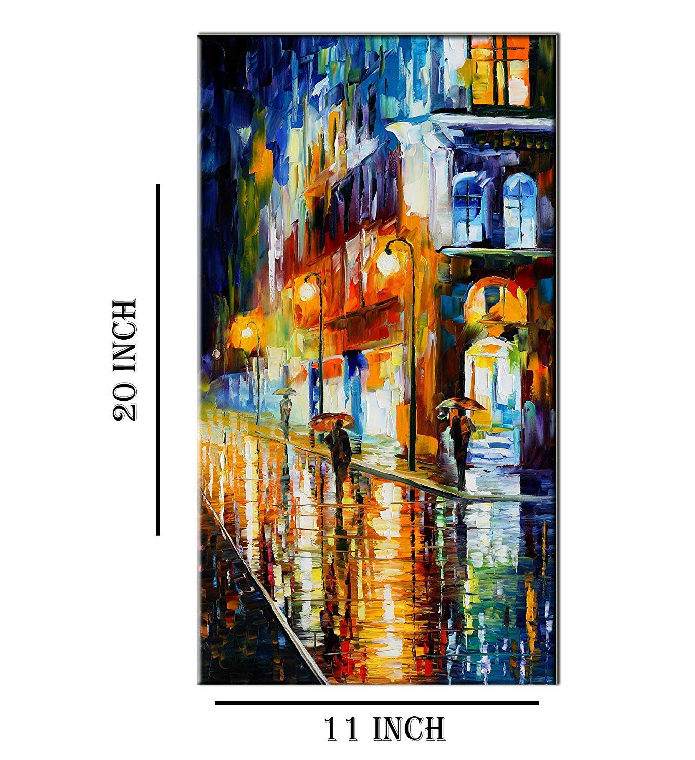 Beautiful Canvas Painting Wall Art [11 x 20 inch] UnFramed Canvas