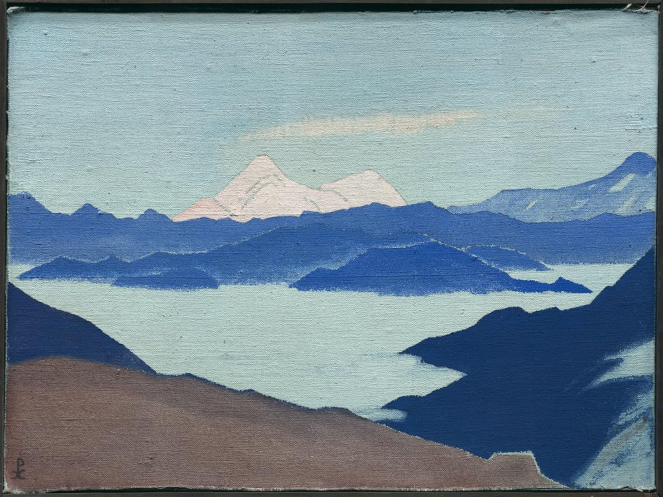 POSTERIIk Famous Animal Posters Vintage Picture Sacred Himalayas by Nicholas Roerich Modern Wall Decor for Home Decor 60x90cm