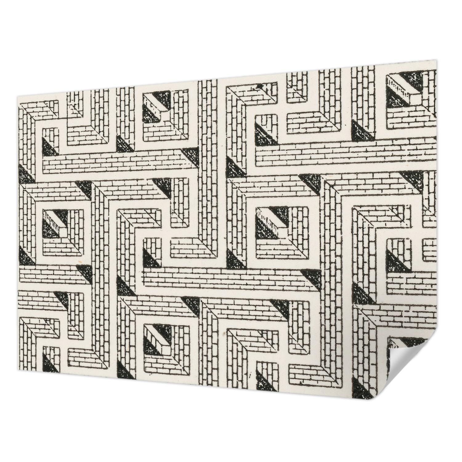 Papier peint panoramique briques pour chambre et salon chaleureux Tulup 312x219