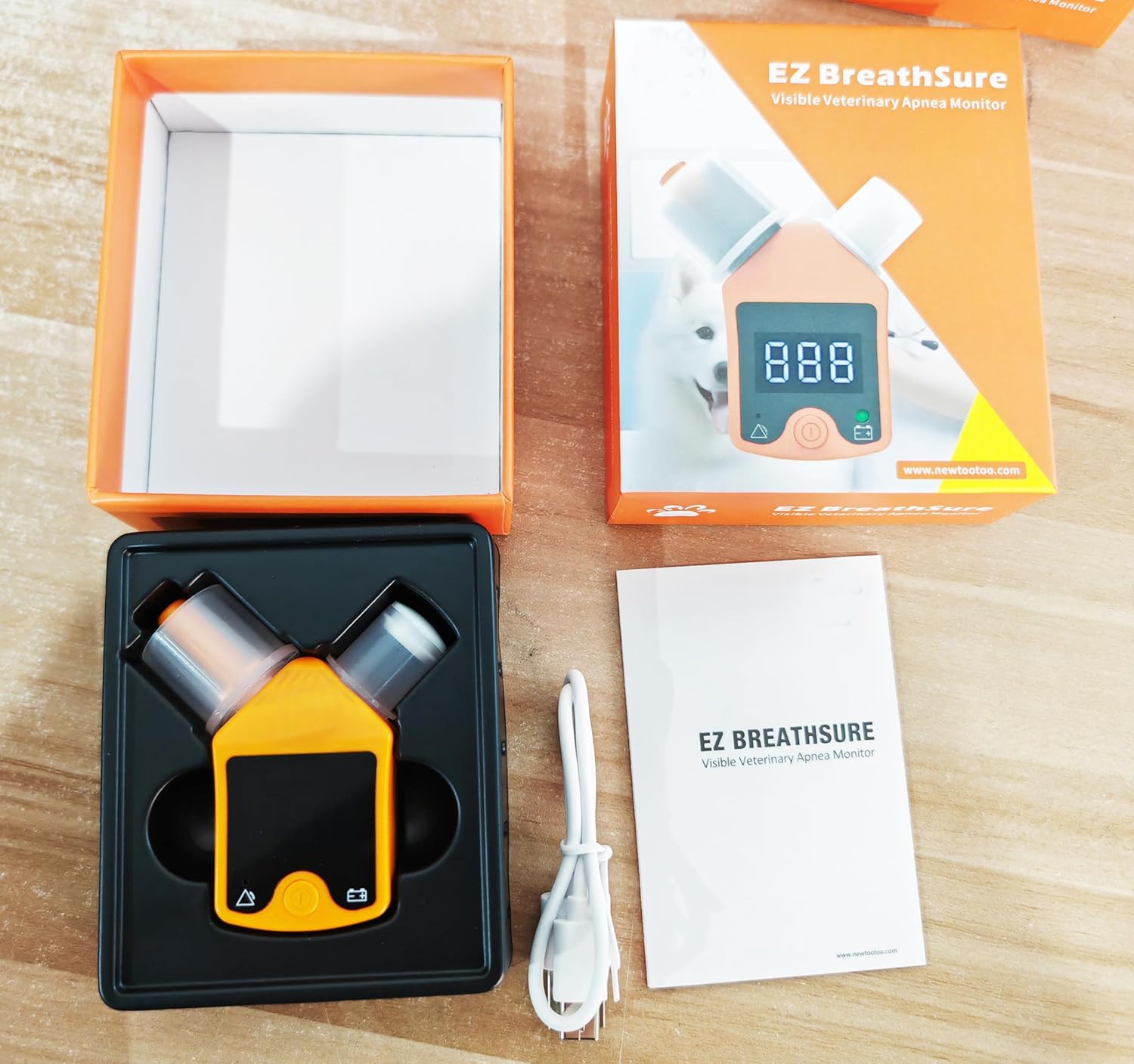 EZ BreathSure Visible Veterinary Apnea Monitor with Audible Alarms