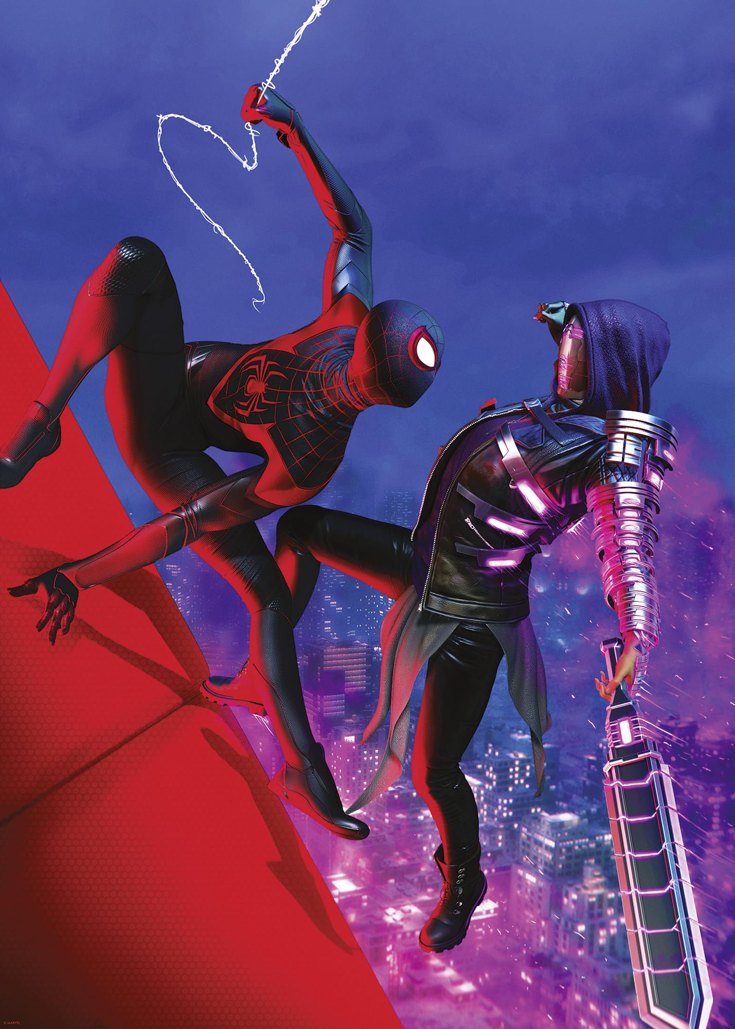 Komar Marvel Spider-Man Fight Wall Picture Size 50 x 70 cm Poster Art Print Nursery Picture