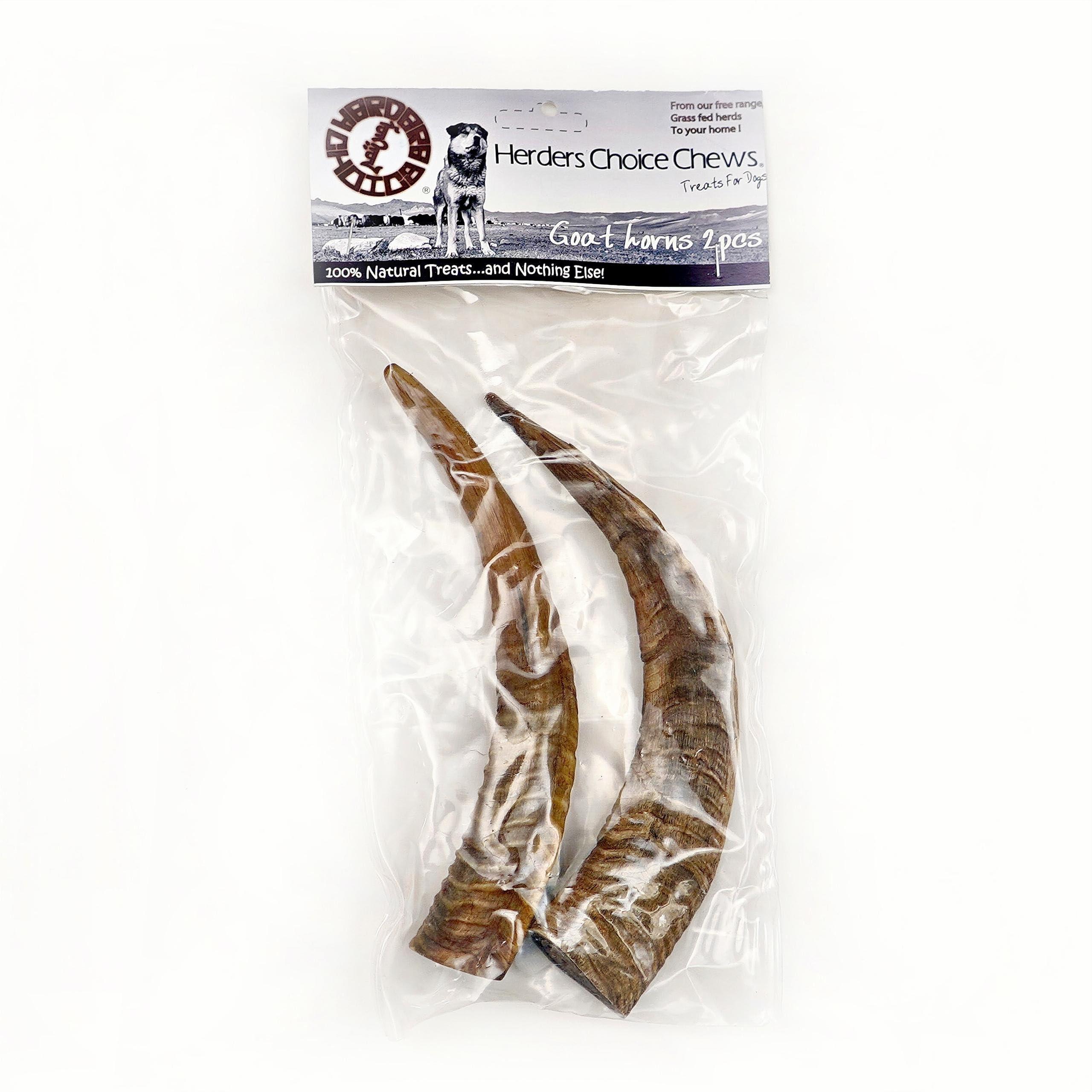 Chews Dried Goat Horns (Medium 2 pcs.)