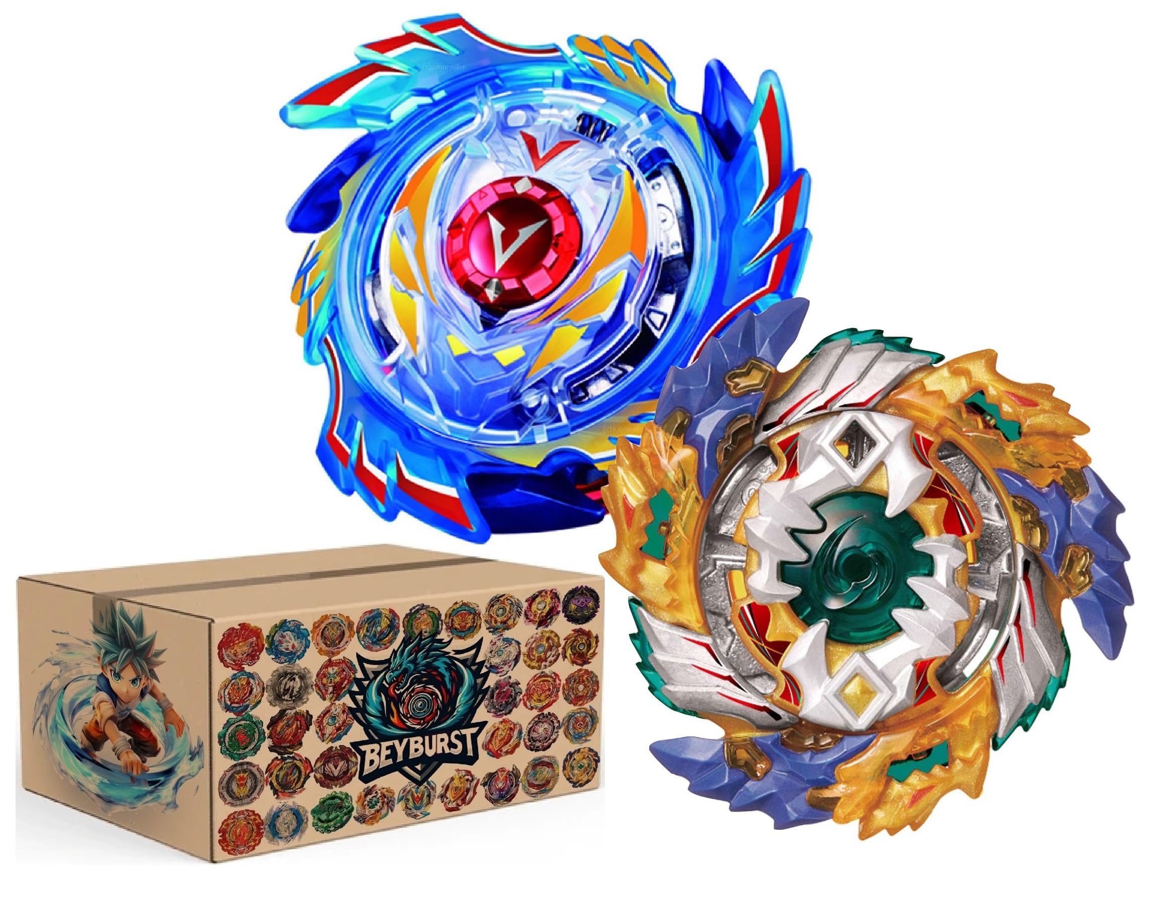 B-73 Starter God Valky 6V Rb Stater Set + B-122 Starter Geist Fafnair.8 Spinning Gyro Set Combo