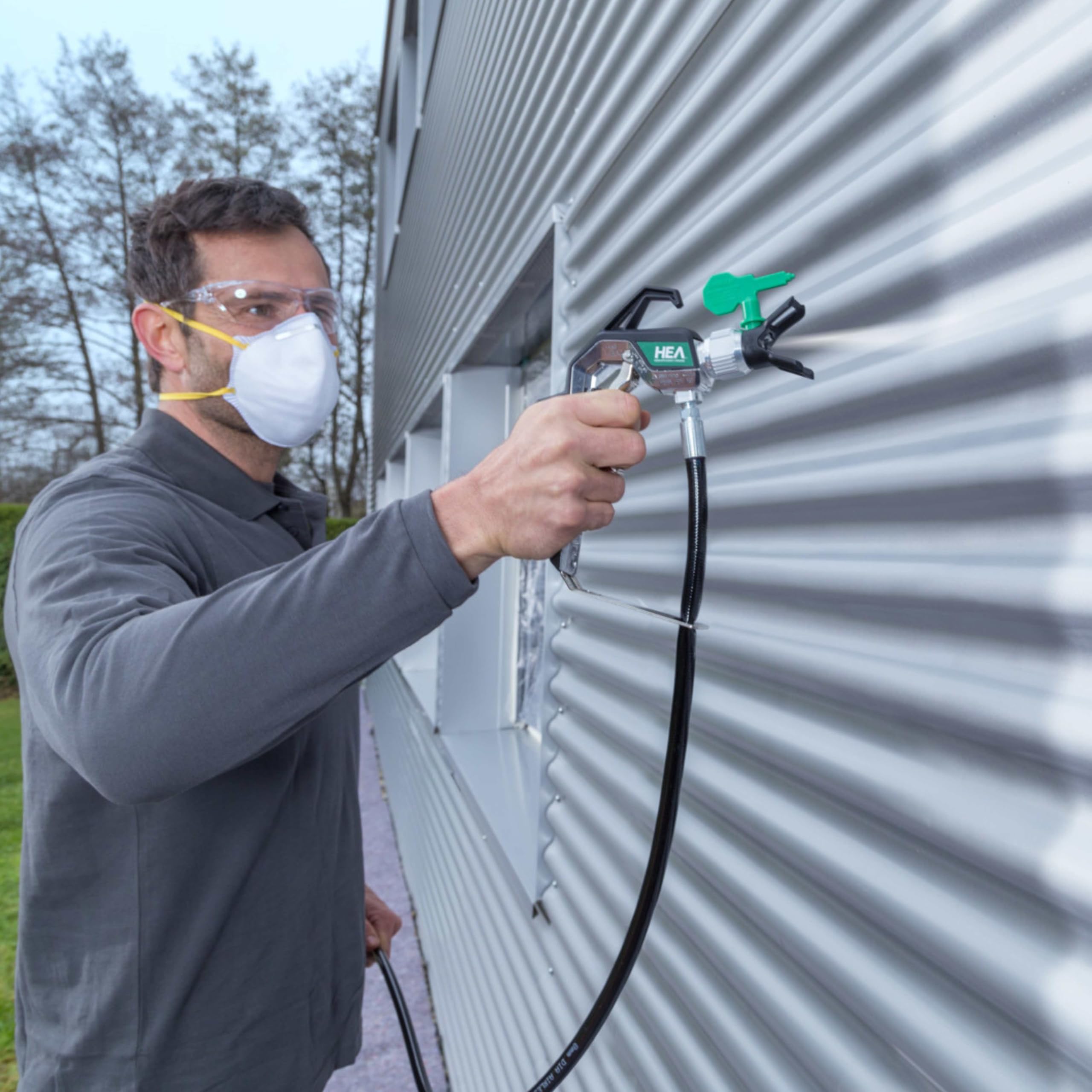 WAGNER Système de Peinture par pulvérisation Airless Control Pro 250 M pour peintures murales, sous Couches, Vernis & lasures, 15 m²-2 Min, réglage de la Pression, 110 Bar, Tuyau 9 m