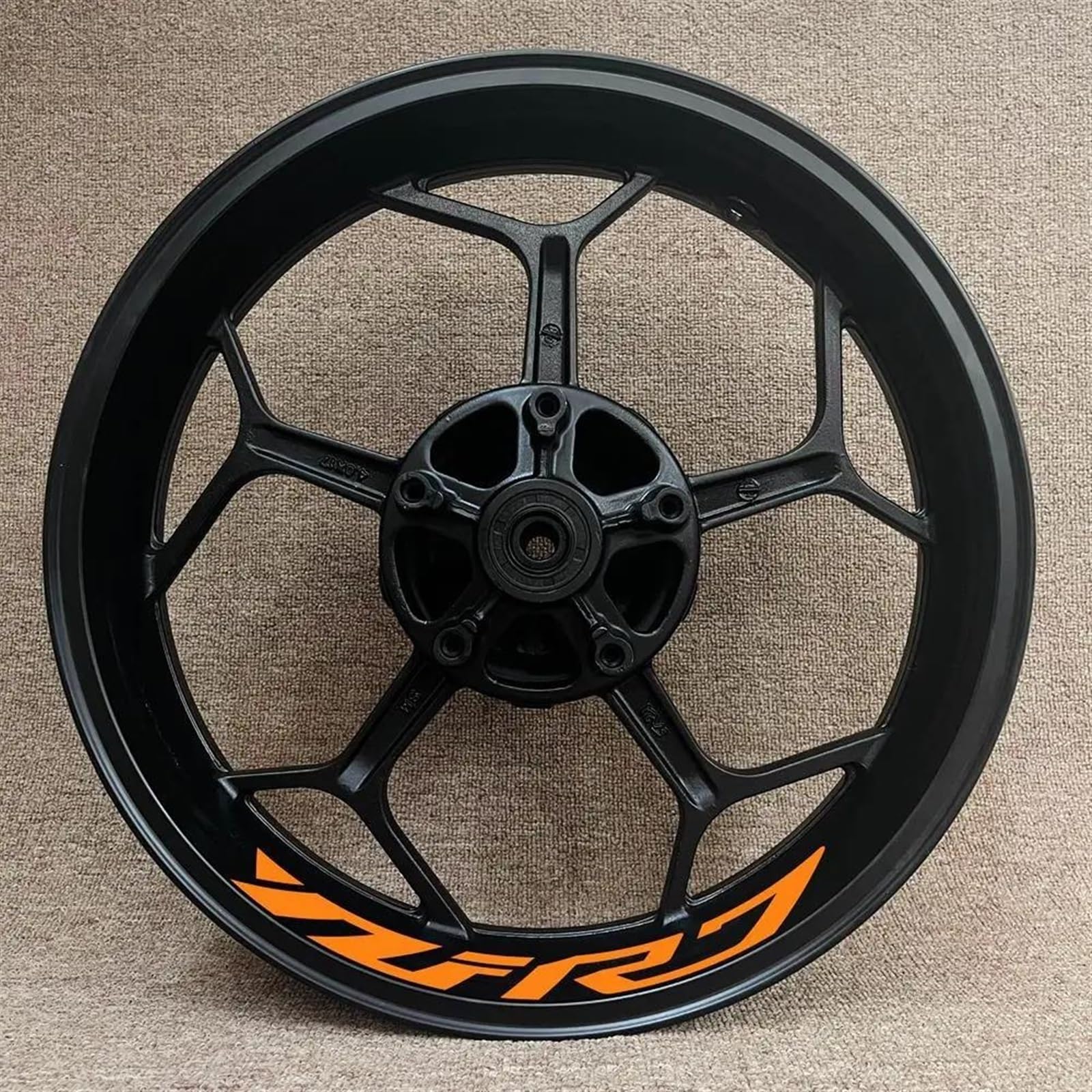 Yueyzhk Style 17 Motorcycle Wheel Sticker Racing Rim Stripe Decal Decoration Accessories For Yamaha Yzfr7 Yzf-R7(Style 17)