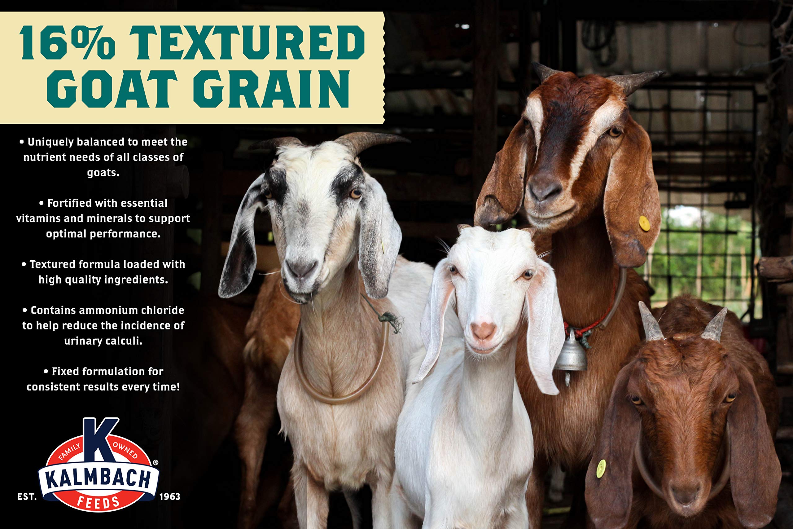 Buy 16 Goat Grain Textured Complete Goat Feed, 50 lb Bag Online at