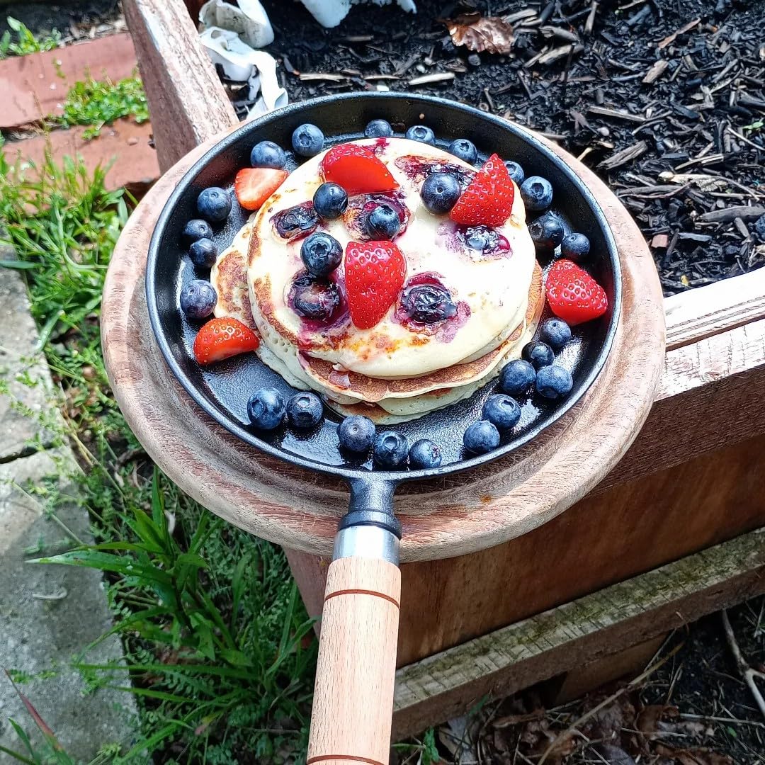 Gietijzeren Pan 14cm Ronde Grillpan Koekenpan met Handvat Kookijzeren Pan voor Kookplaat Oven en Grill Gietijzeren Pan 14cm Ronde Grillpan Koekenpan met Handvat Kookijzeren Pan voor Kookplaat Oven en Grill