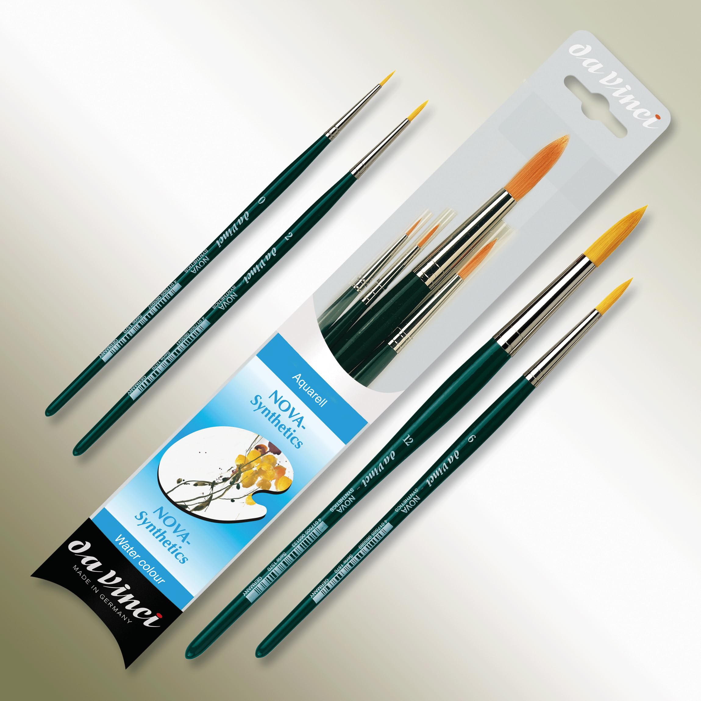Amazon.com: da Vinci Watercolor Series 4219 Nova Paint Brush Set