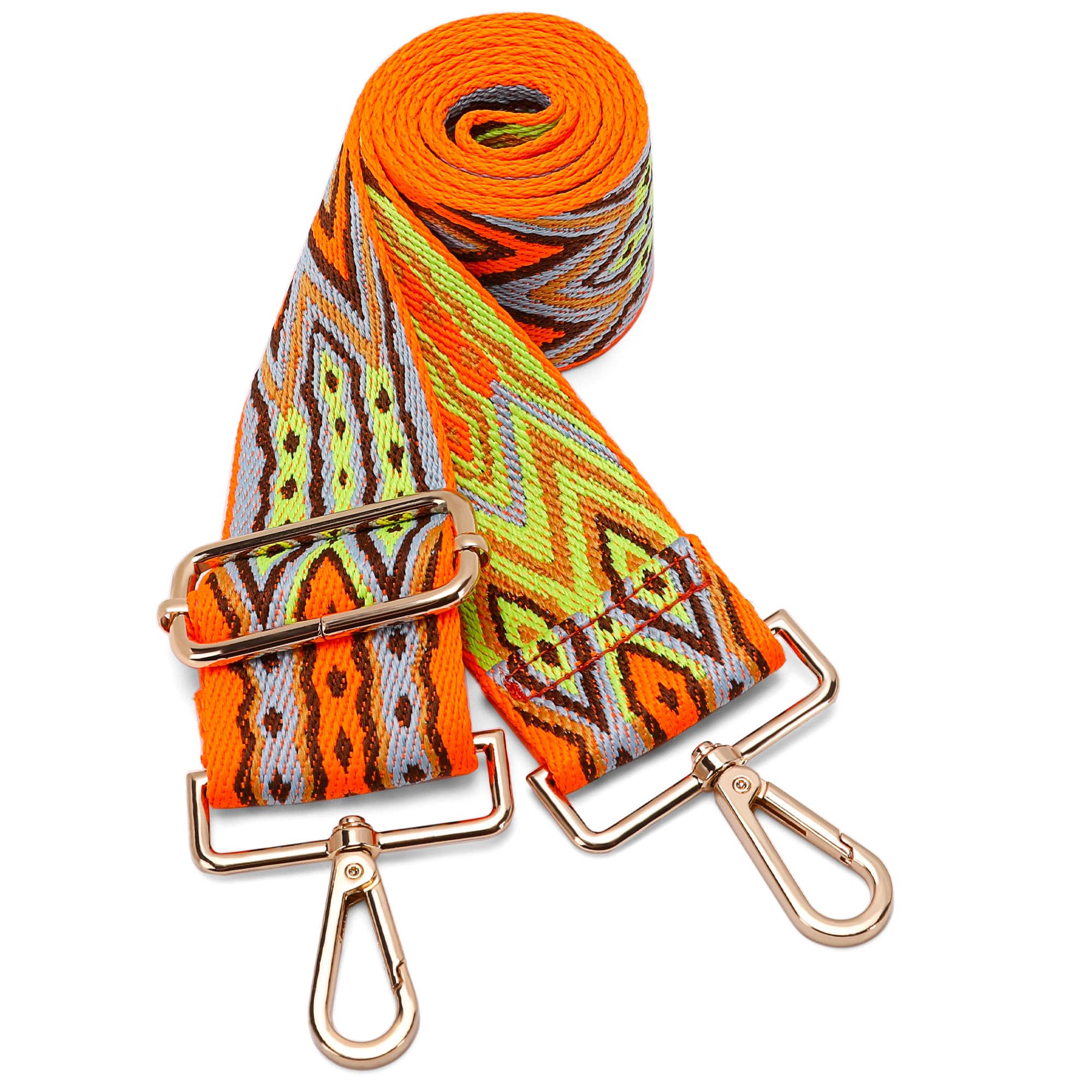 GINJKGO Purse Straps Replacement Crossbody - Adjustable Bag Strap for Purses, Wide Shoulder Strap for Women Guitar Purses