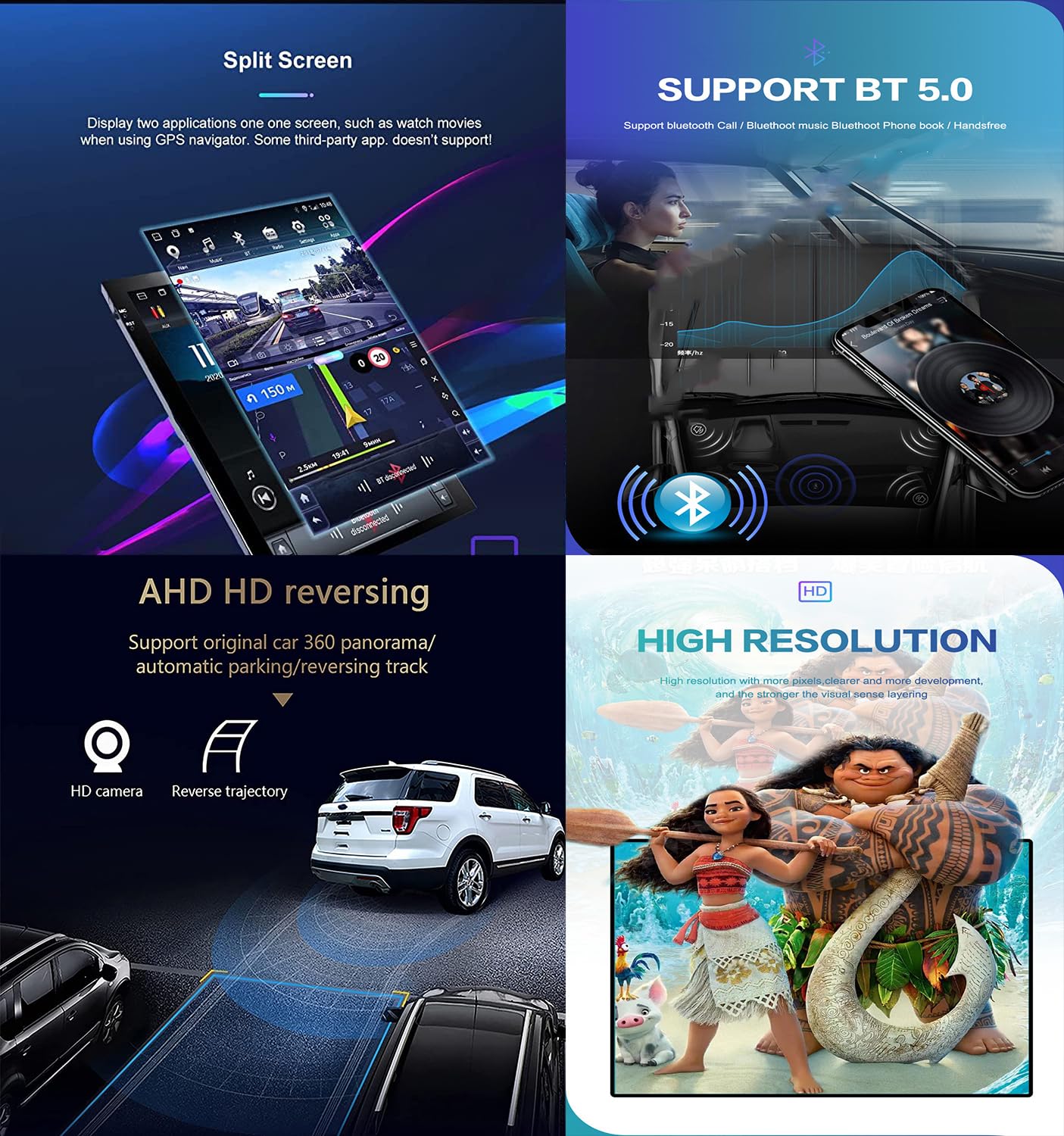 8gb+128gb,Android 13.0 Autoradio 2 Din Stereo con 4G WiFi DSP SWC Carplay per Range Rover Sport L320 2005-2009 GPS Navi 12.1 Pollici Tablet Lettore Multimediale FM BT Receiver