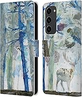 Vista 9 de Head Case Designs Officially Licensed Wyanne Half Light Nature 2 Leather Wallet Case Compatible with Samsung Galaxy S23+ 5G