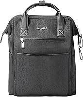 Vista 8 de Baggallini Mochila Soho para mujer, Negro, talla única