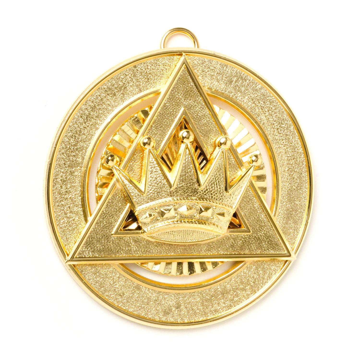 THE MASONIC COLLECTION - Spilla a forma di foglia di acacia – smaltato nero e placcato oro – Regalo Massonico Per Uomo
