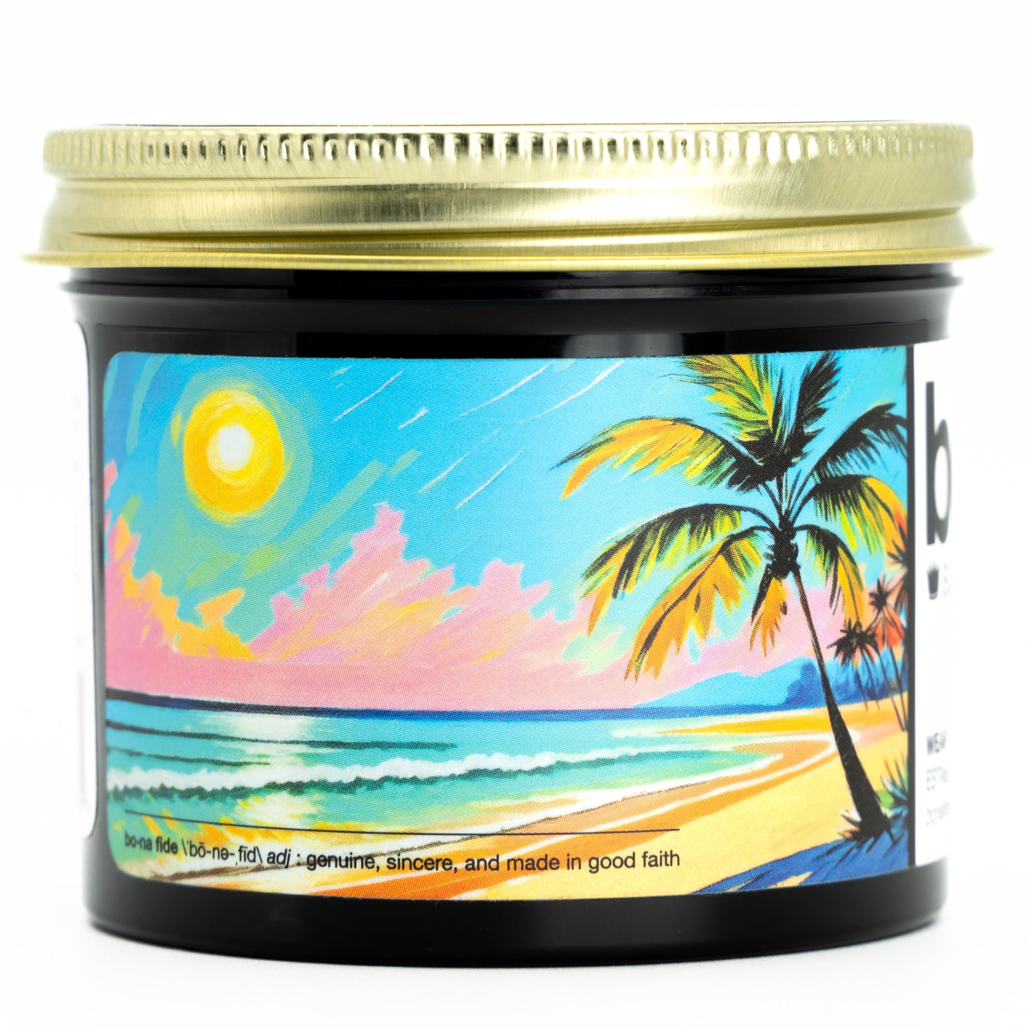 Bona Fide Pomade Summer Edition, 4 oz, Extra-Strong Hold, High Shine