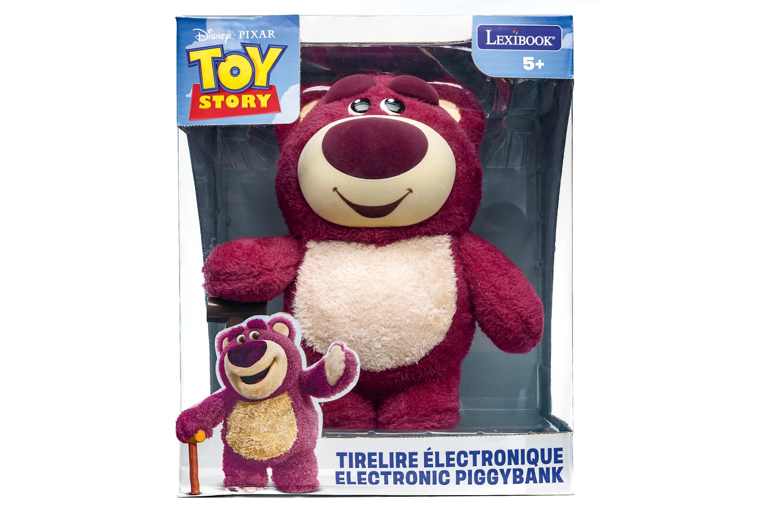 Lexibook, Lotso, Cassaforte elettronica Lotso, Rosa Rosso, JG140TS1