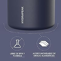 Vista 3 de Hydrapeak Tarro de comida de acero inoxidable con aislamiento al vacío de 25 onzas para comida caliente y fría, recipiente de boca ancha a prueba