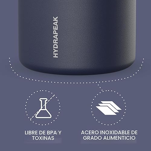 Miniatura 3 de Hydrapeak Tarro de comida de acero inoxidable con aislamiento al vacío de 25 onzas para comida caliente y fría, recipiente de boca ancha a prueba