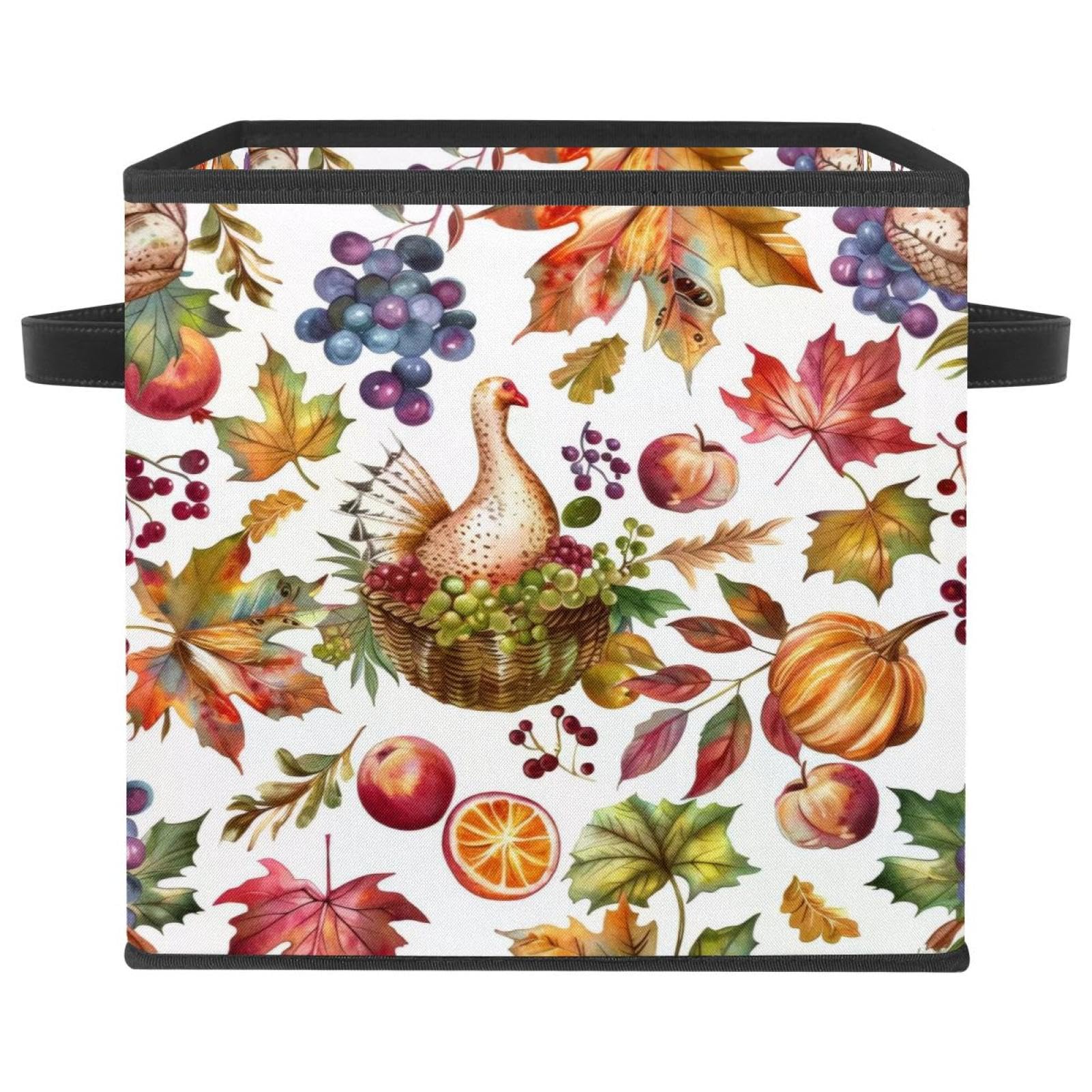 Organiser les vêtements avec ce grand panier de rangement spécial Thanksgiving