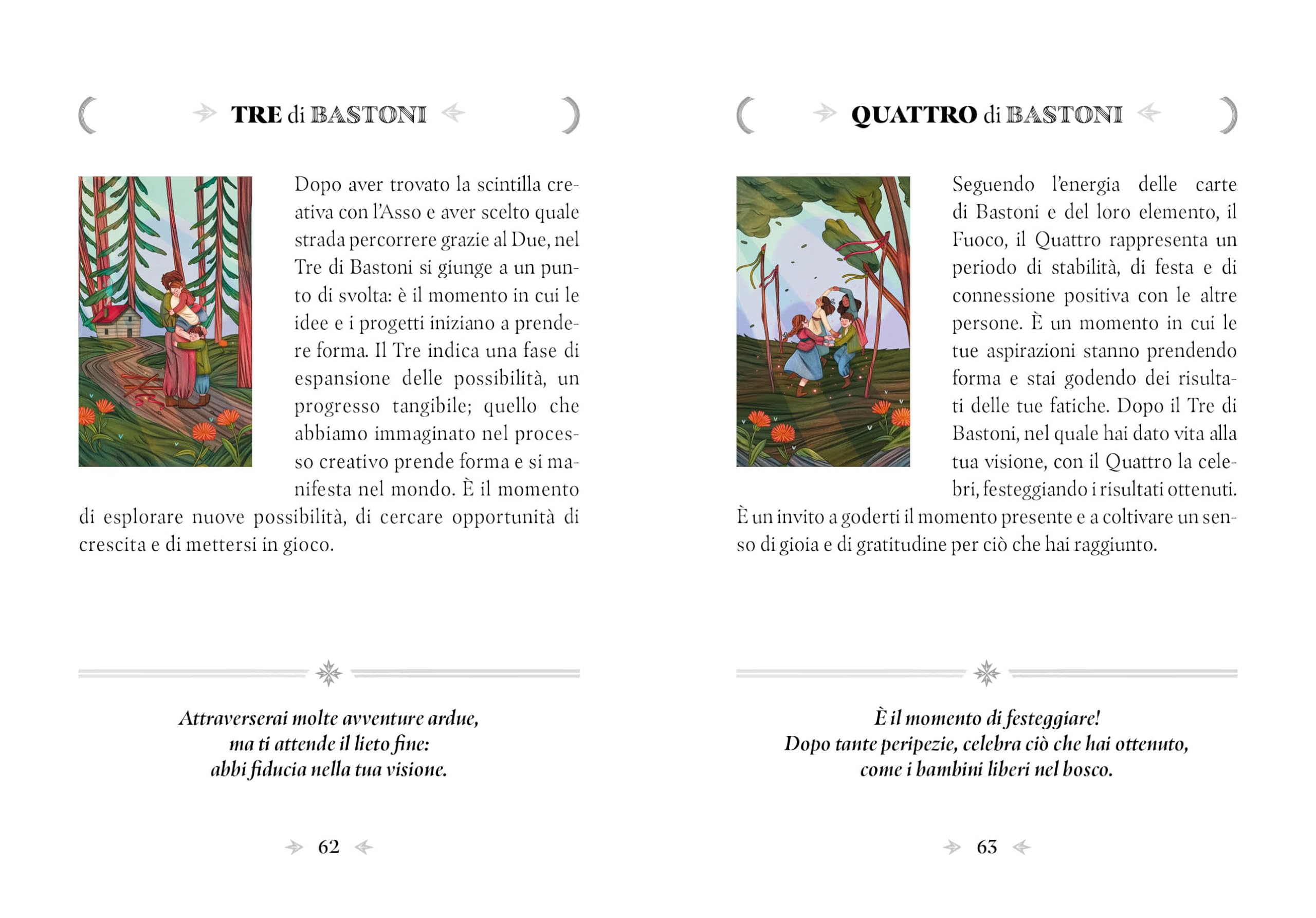 Le fiabe del bosco magico. Tarocchi, folklore e botanica. Con 78 Carte