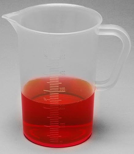 Miniatura 5 de SP Bel-Art - Jarra graduada de polipropileno de 33.8 fl oz, graduación de 0.3 fl oz (F28991-0000)