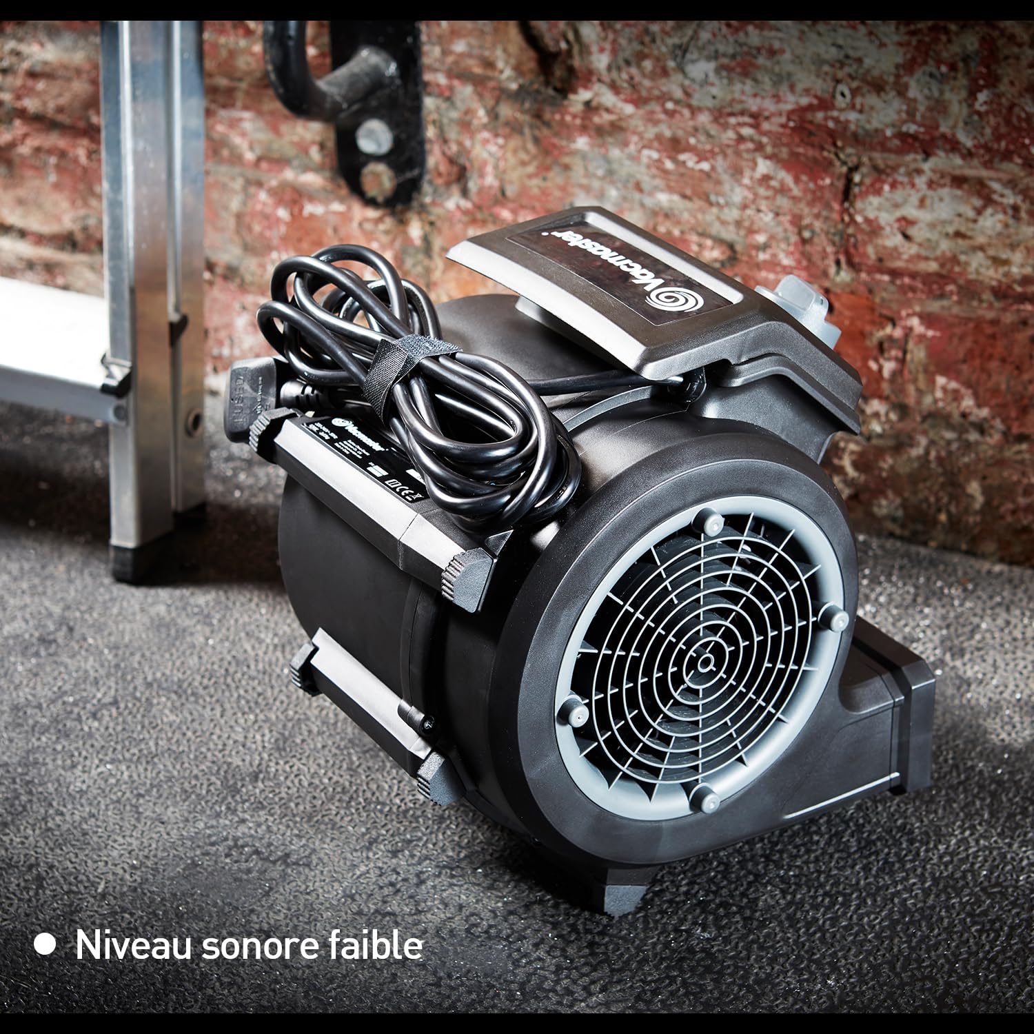 Vacmaster Air Mover 3 vitesses Télécommande Ventilateur De Gym Au Sol Ventilateur De Vélo Silencieux, Sèche Tapis, Cool, Noir