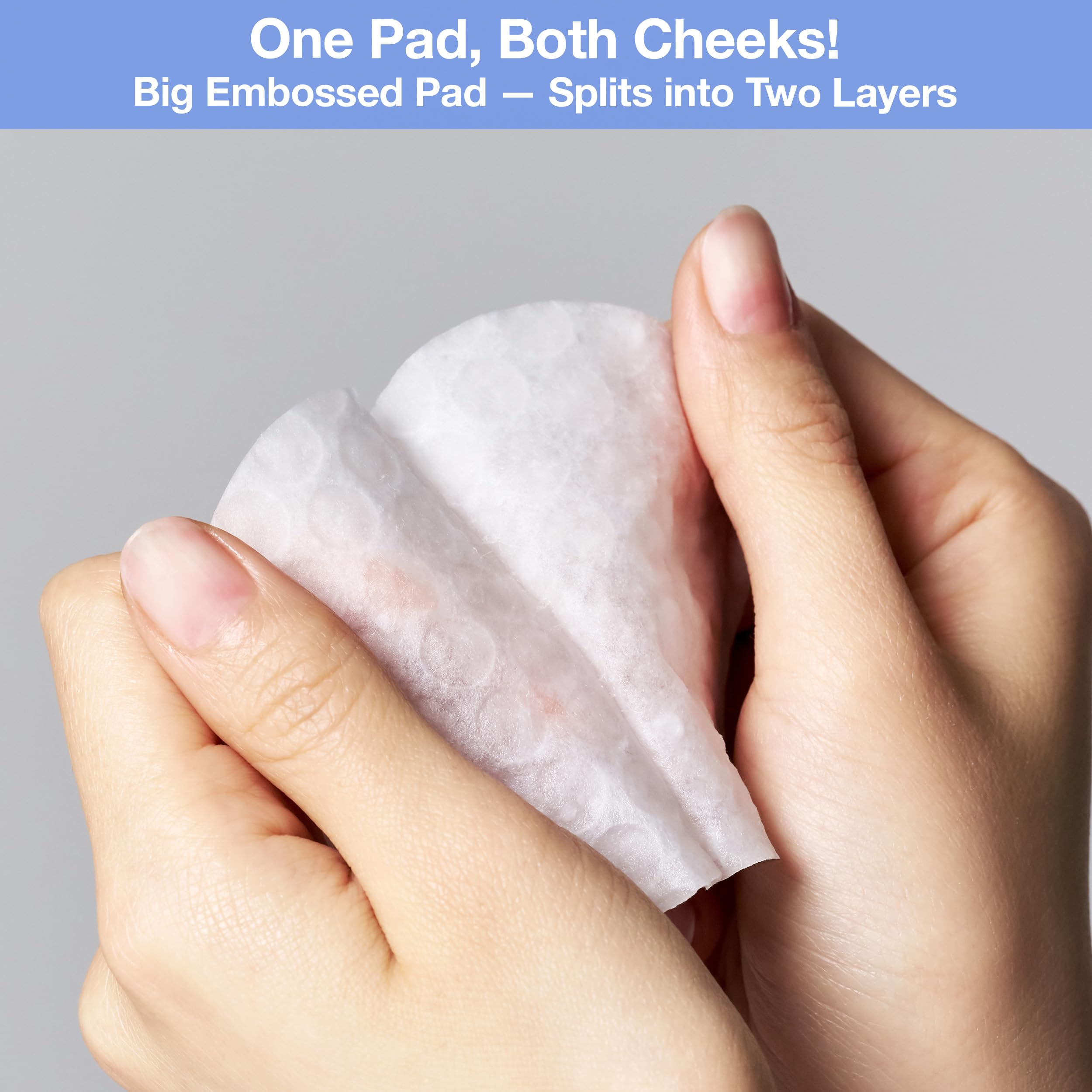 DERMATORY Dual-Textured Facial Skincare Pads