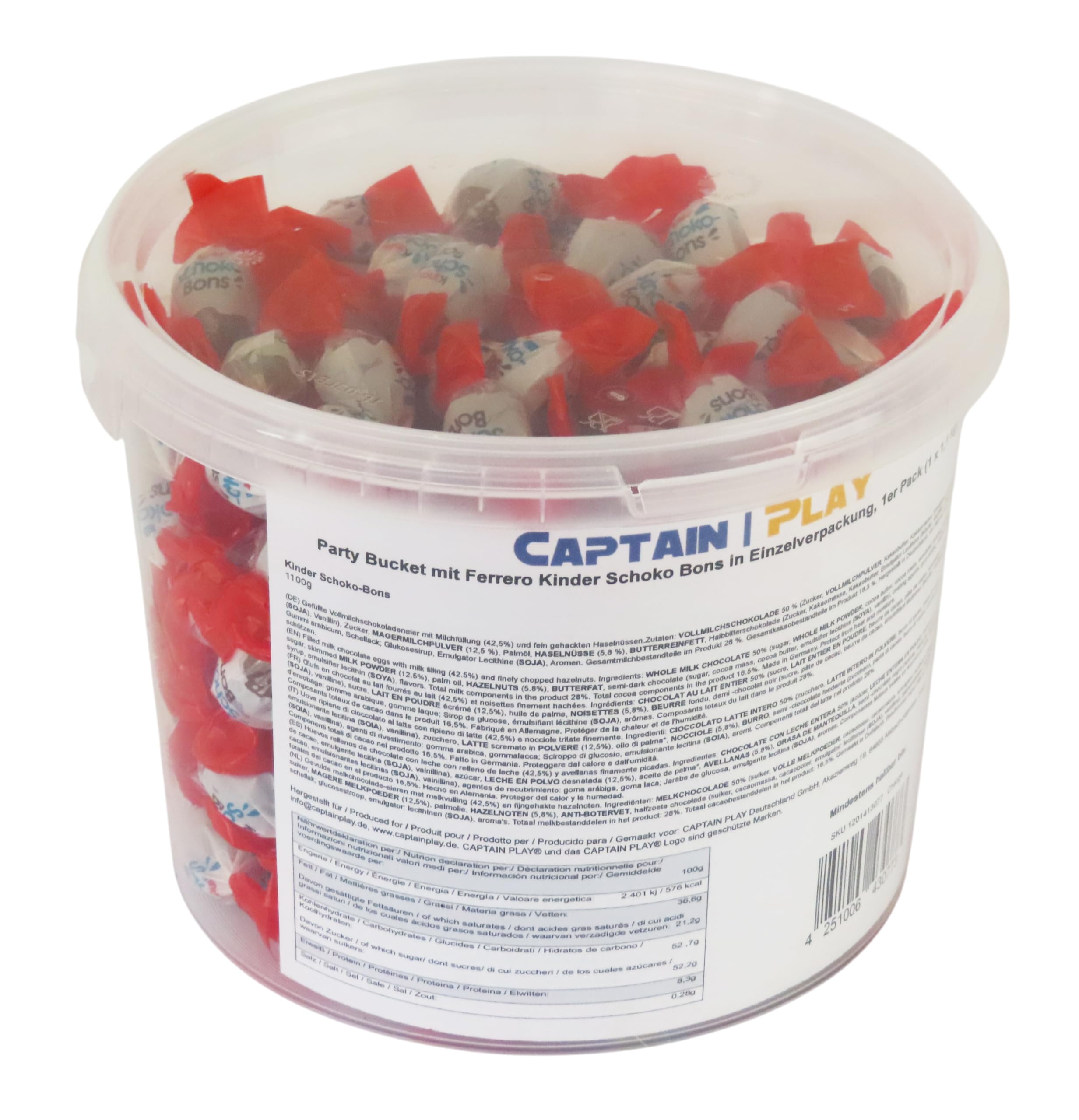 Party Bucket con Kinder Schoko-Bons 1,1kg