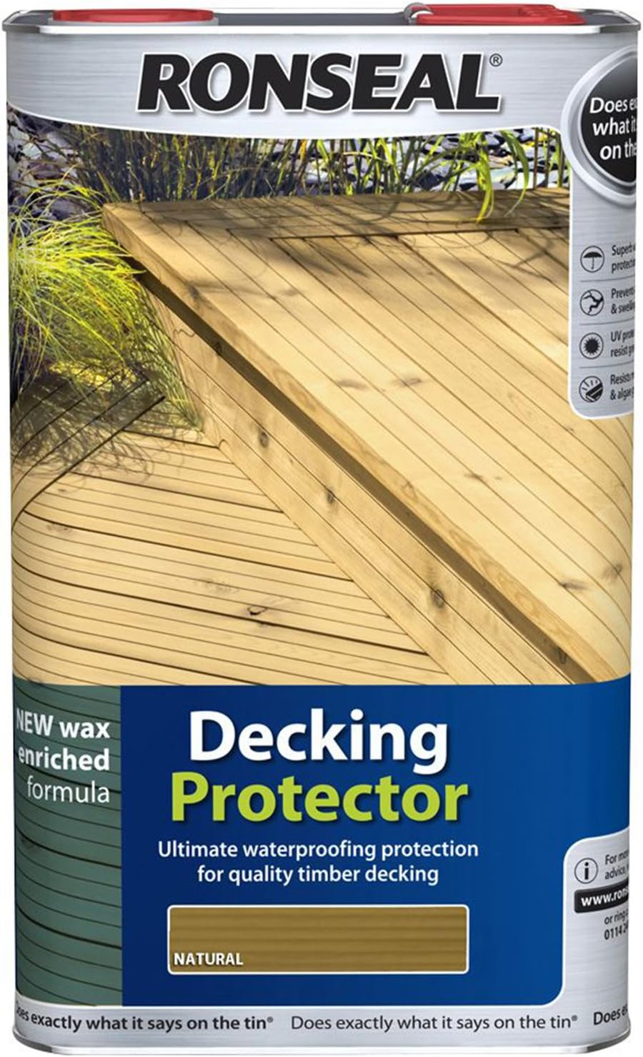 RONSEAL DPN5L Decking Protector Natural 5 Litre : Amazon.co.uk: DIY & Tools