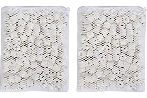 JIH Aquarium Bio Ceramic Rings Filter Media - Pond Fish Tank Canister Filter (2 lbs