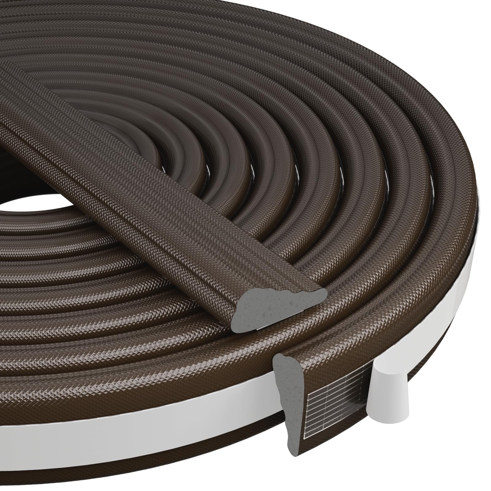 Photo 1 of Kneelisa Wedge-Shape Weather Stripping 118" Brown