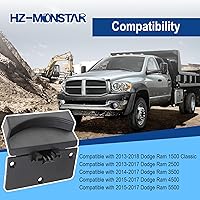 Vista 2 de Pestillo de tapa inferior de la consola del reposabrazos interior compatible con Dodge Ram 1500 Classic 2013-2018, Ram 2500 2013-2017, Ram 3500